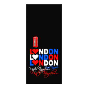 London Rack Card - Anpassen! Werbekarte