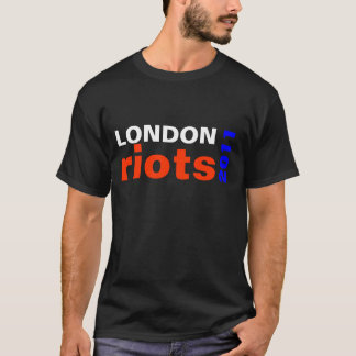 London randaliert 2011 - Schwarzes T-Shirt