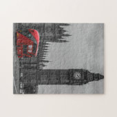 London Red Bus & Big Ben Art Travel Puzzle (Horizontal)