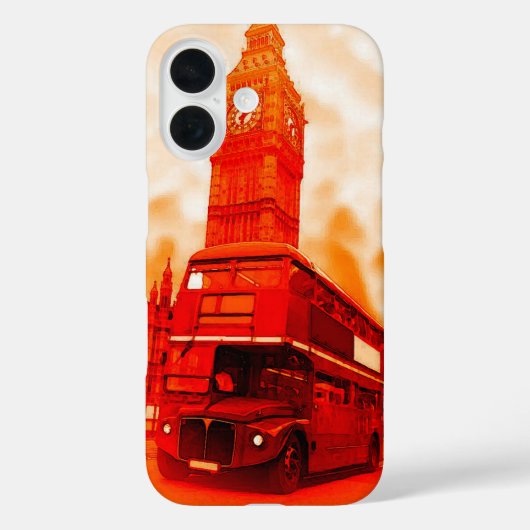 London Red Bus Big Ben Case-Mate iPhone Hülle (Rückseite)