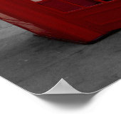 London Red Bus Big Ben Telefonbox Poster (Ecke)