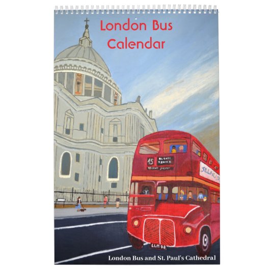 London Red Bus Calendar  Kalender (Titelbild)