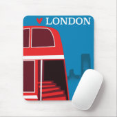 London Red Bus Mousepad (Mit Mouse)