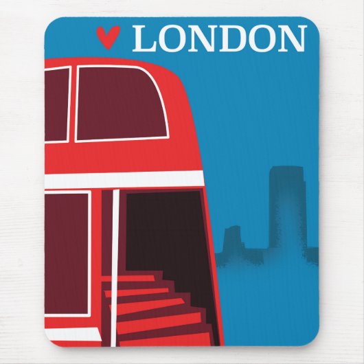 London Red Bus Mousepad (Vorne)