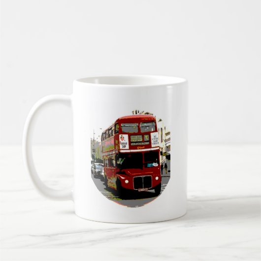 London Red Bus Routemaster Buses Kaffeetasse (Links)