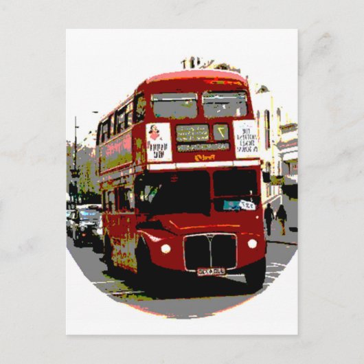 London Red Bus Routemaster Buses Postkarte (Vorderseite)
