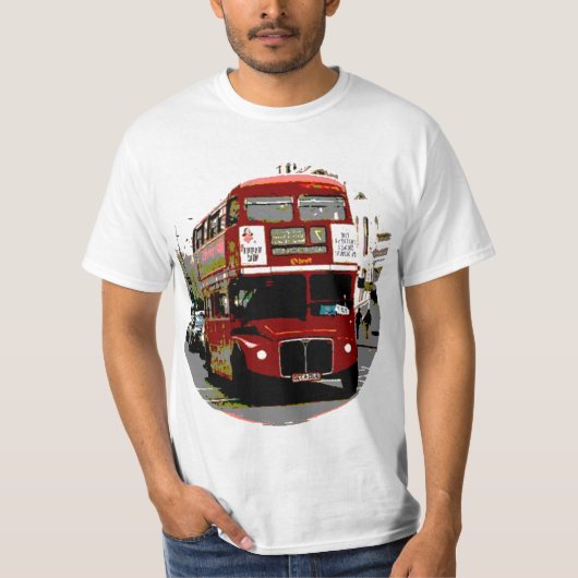 London Red Bus Routemaster Buses T-Shirt (Vorderseite)