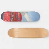 London Red Bus Skateboard (Horizontal)