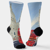 London Red Bus Socken (Gewinkelt)
