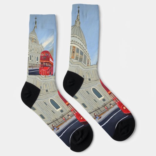 London Red Bus Socken (Rechts)
