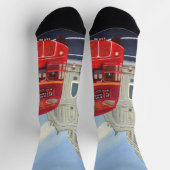 London Red Bus socks  Socken (Oben)