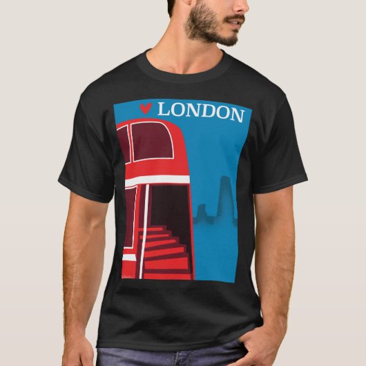 London Red Bus T-Shirt (Vorderseite)