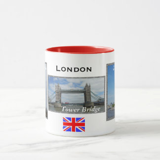 London Red London Combo-Tasse mit 3 Panel Tasse