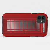London Red Phone Booth Box Case-Mate iPhone Hülle (Rückseite (Horizontal))