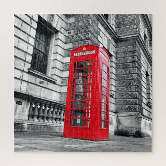 London Red Phone Box - 20x20 - 676 Stk. Puzzle (Vertikal)
