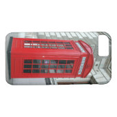 London Red Phone Box iPhone 7 Cover (Rückseite (Horizontal))