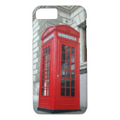 London Red Phone Box iPhone 7 Cover (Rückseite)