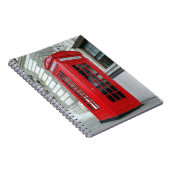 London Red Phone Box Notebook Notizblock (Rechte Seite)