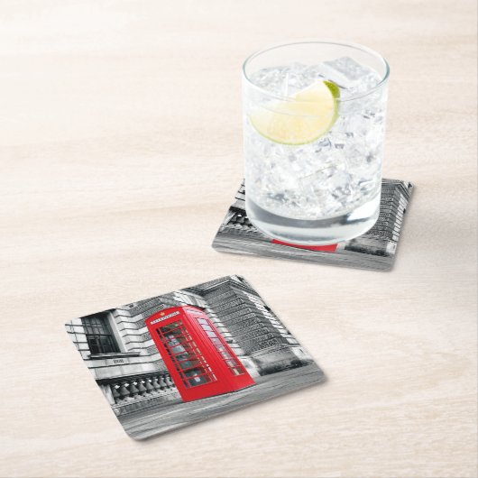 London Red Phone Box Untersetzer (Vor Ort)