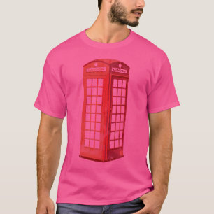 London Red Telefone Booth Souvenir T-Shirt