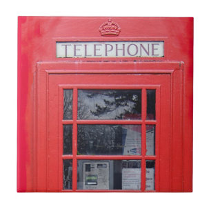 London Red Telefone Box Fliese