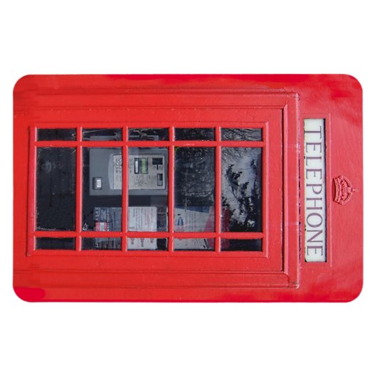 London Red Telefone Box Magnet (Horizontal)