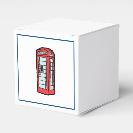 London Red Telefone Stand Iconic British Travel Geschenkschachtel (Vorderseite)