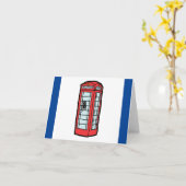 London Red Telefone Stand Iconic British Travel Karte (Gelbe Blume)