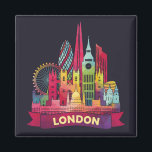 London - Reisen zu den berühmten Sehenswürdigkeite Magnet<br><div class="desc">London - Reisen zu den berühmten Sehenswürdigkeiten</div>