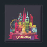 London - Reisen zu den berühmten Sehenswürdigkeite Magnet<br><div class="desc">London - Reisen zu den berühmten Sehenswürdigkeiten</div>