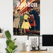 London Reiseplakat  Poster (Heimbüro)