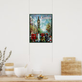 London-Reiseposter Poster (Küche)