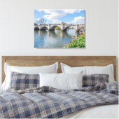 London Richmond Bridge View Leinwand (Insitu (Schlafzimmer))