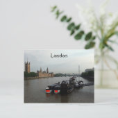 London RIver Thames Postkarte (Stehend Vorderseite)