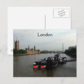London RIver Thames Postkarte (Vorne/Hinten)