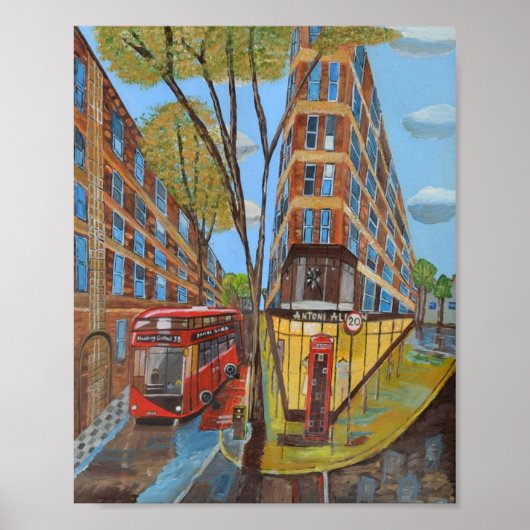 London Rosebery Avenue Poster (Vorne)