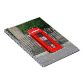 London Rot-Telefonzelle Notizblock (Rechte Seite)