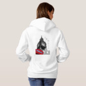 London Rotes Telefon Big ben Pop Art Hoodie (Schwarz voll)