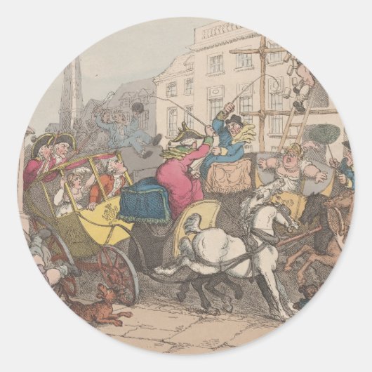 London - Round Stickers for Stationery (Vorderseite)