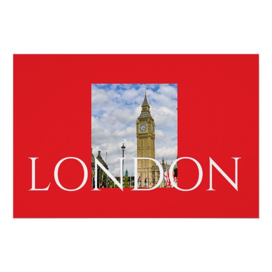 London ruft poster (Vorderseite)