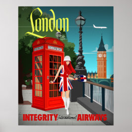 London ruft Small Poster