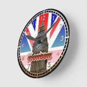 London Runde Wanduhr (Winkel)