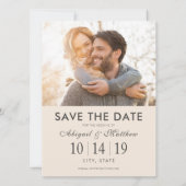 London | SAVE THE DATE - FOTO (Rückseite)