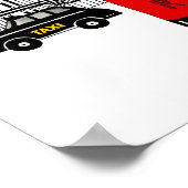 London Scene Poster (Ecke)