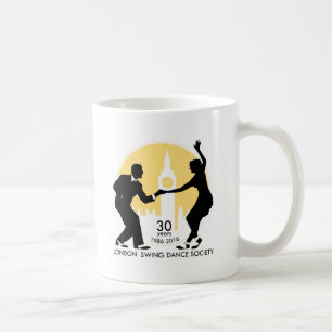 London-Schwingen-Tanz-Gesellschaft 30 Jahre Lindy Kaffeetasse