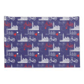 London-Sehenswürdigkeit-Muster Kissenbezug (Rückseite-Rechts)