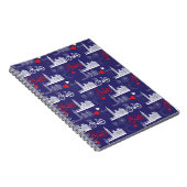 London-Sehenswürdigkeit-Muster Notizblock (Rechte Seite)