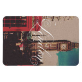 London Sehenswürdigkeit Vintag Foto Magnet (Horizontal)