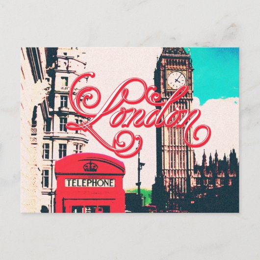 London Sehenswürdigkeit Vintag Foto Postkarte (Vorderseite)