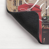 London-Sehenswürdigkeit-Vintages Foto Mousepad (Ecke)